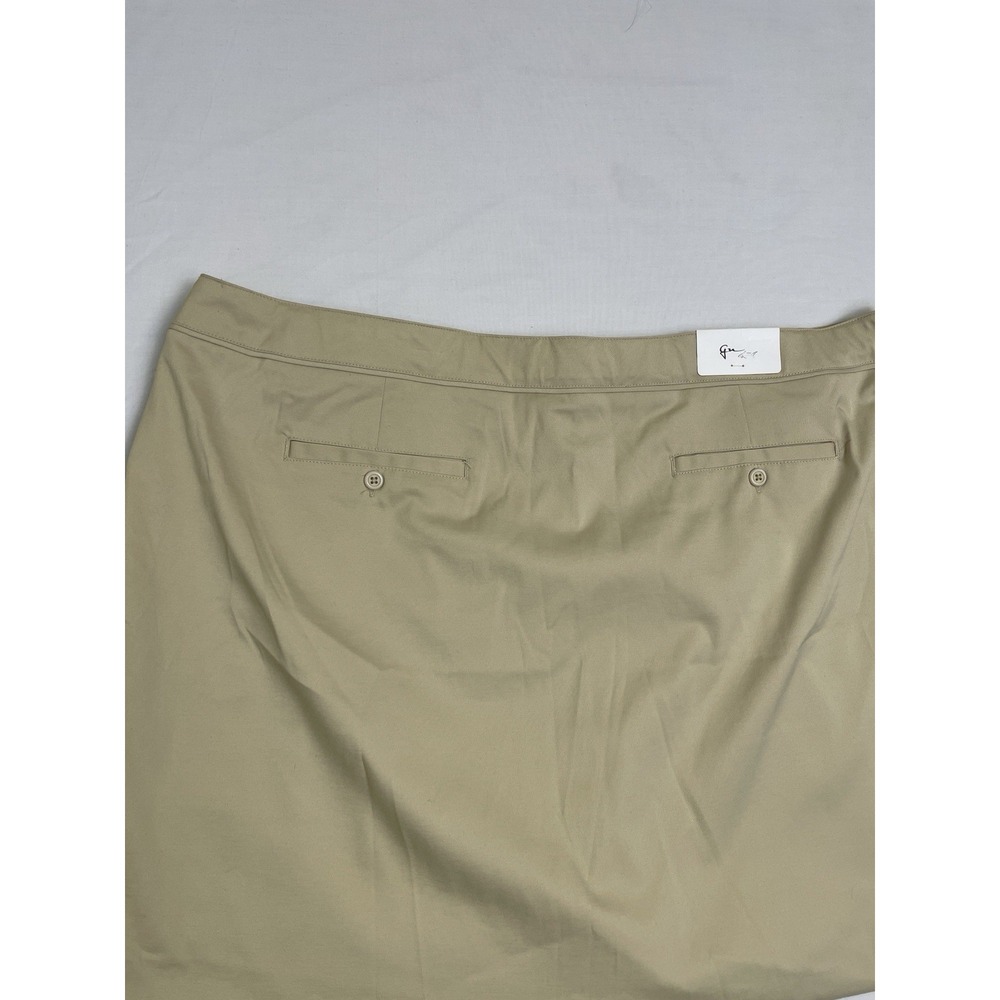 NWT Plus Size Womens Golf Skirt Size 24W Khaki Tan Greg Norman Perfect Fit - Picture 12 of 12